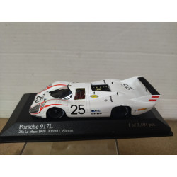 PORSCHE 917L 1970 24 H LE MANS ELFORD-AHRENS 1:43 MINICHAMPS