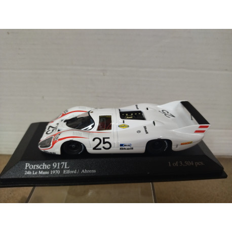 PORSCHE 917L 1970 24 H LE MANS ELFORD-AHRENS 1:43 MINICHAMPS