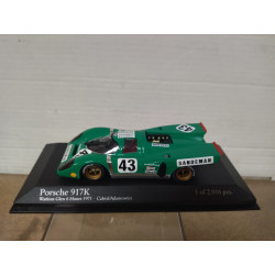PORSCHE 917K 1971 6 H WATKINS GLEN CABRAL-ADAMOWICZ 1:43 MINICHAMPS