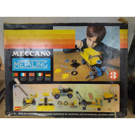 MECCANO METALING 3 POCH VINTAGE