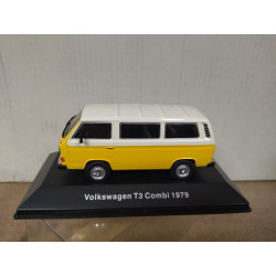 VOLKSWAGEN T3 1979 COMBI YELLOW/WHITE 1:43 DeAGOSTINI IXO