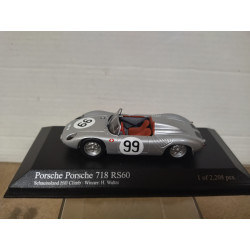 PORSCHE 718 RS60 1960 HILL CLIMB WALTER 1:43 MINICHAMPS