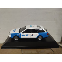 AUDI A6 AVANT (C4 TYP) 1994 POLIS SWEDEN 1:43 DeAGOSTINI BOX NO ORIGINAL