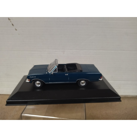 OPEL REKORD A CABRIOLET AZUL 1:43 DeAGOSTINI IXO BOX NO ORIGINAL