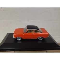 OPEL KADETT A WHITE/RED 1:43 EAGLEMOSS IXO BOX NO ORIGINAL