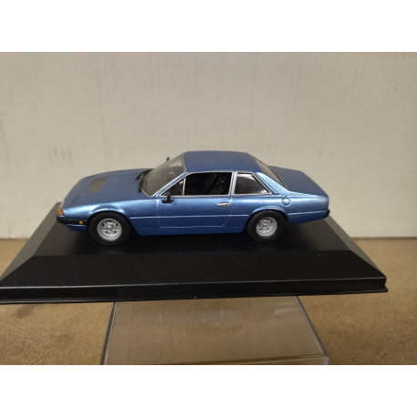 FERRARI 365 1972 GT4 2+2 BLUE 1:43 IXO DeAGOSTINI BOX NO ORIGINAL