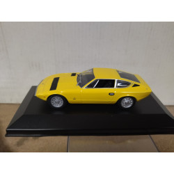 MASERATI KHAMSIM 1974 YELLOW 1:43 LEO HACHETTE BOX NO ORIGINAL