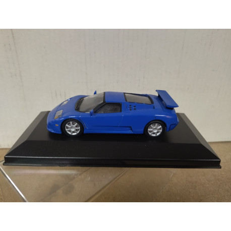 BUGATTI EB110 AZUL/BLUE DREAM CARS 1:43 ALTAYA IXO BOX NO ORIGINAL