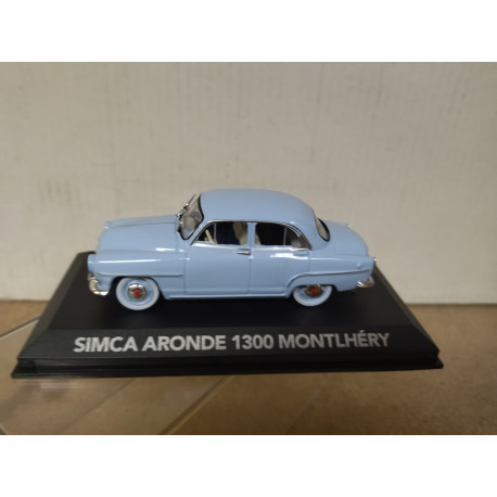 SIMCA ARONDE 1300 MONTHLERY BLUE LIGHT 1:43 ATLAS IXO