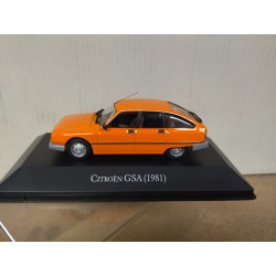 CITROEN GSA 1981 ORANGE ARGENTINA 1:43 SALVAT IXO BOX NO ORIGINAL