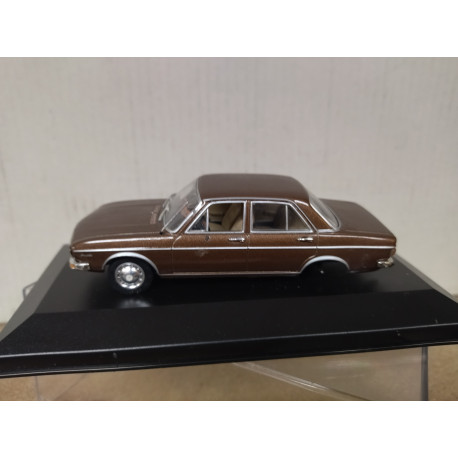 AUDI 100 1969 BROWN 1:43 MINICHAMPS DESGUACE/BOX NO ORIGINAL