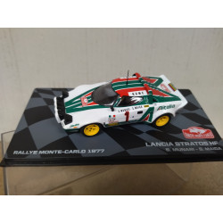 LANCIA STRATOS HF 1977 RALLY MONTE CARLO S.MUNARI 1:43 EAGLEMOSS IXO