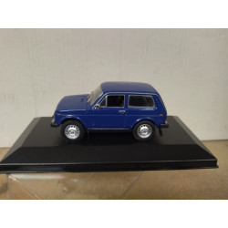 LADA NIVA/VAZ-2121 BLUE 1:43 DeAGOSTINI IXO BOX NO ORIGINAL