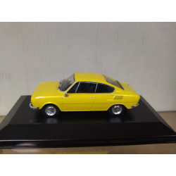 SKODA 110R 1971 YELLOW 1:43 ABREX BOX NO ORIGINAL