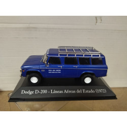 DODGE D-200 1972 LINEAS AEREAS/FUERZA AEREA ARGENTINA 1:43 SALVAT IXO HARD BOX