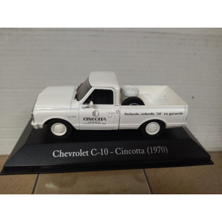 CHEVROLET C-10 1970 CINCOTTA ARGENTINA 1:43 SALVAT IXO HARD BOX