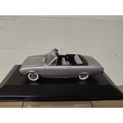 FORD TAUNUS 17M CONVERTIBLE 1960 SILVER 1:43 SOLIDO BOX NO ORIGINAL