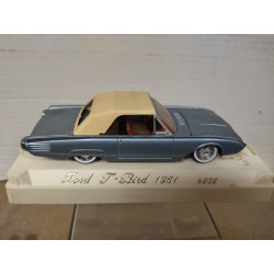 FORD THUNDERBIRD CONVERTIBLE 1961 BLUE 1:43 SOLIDO 4808
