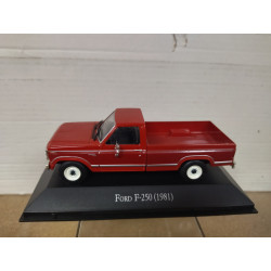 FORD F-250 1981 RED MEMORABLES 1:43 DeAGOSTINI IXO