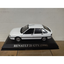 RENAULT 21 GTX 1990 BLANCO 1:43 ALTAYA IXO DEFECT/NO RETROS
