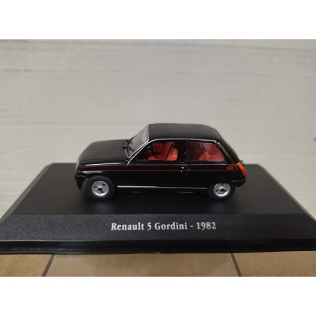 RENAULT 5 GORDINI 1982 BLACK 1:43 ATLAS IXO