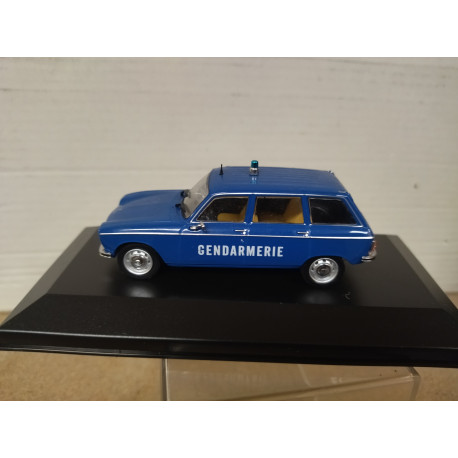 PEUGEOT 204 BREAK 1973 GENDARMERIE TEST 1:43 ALTAYA IXO BOX NO ORIGINAL