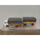 PEGASO COMET + TRAILER 1:87 H0 EKO NO BOX ENGANCHE ROTO