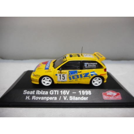 SEAT IBIZA GTI 16V RALLY MONTE CARLO 1998 H.ROVANPERA ATLAS IXO 1:43
