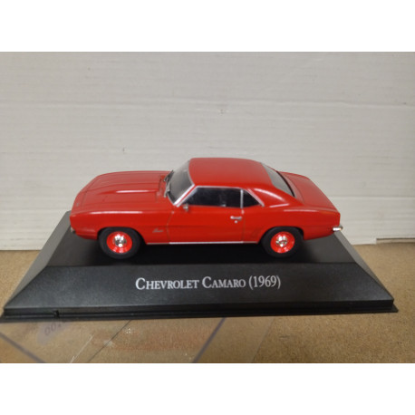 CHEVROLET CAMARO 1969 RED MEMORABLES MEXICO 1:43 DeAGOSTINI IXO