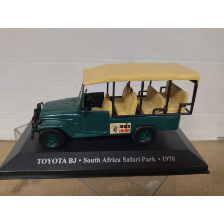 TOYOTA BJ 1970 TAXI SOUTH AFRICA SAFARI PARK 1:43 ALTAYA IXO BOX NO ORIGINAL