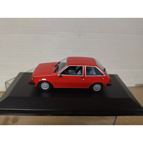 MITSUBISHI COLT 1978 RED 1:43 MINICHAMPS BOX NO ORIGINAL