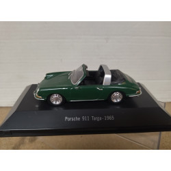 PORSCHE 911 1965 TARGA OPEN GREEN 1:43 ATLAS IXO