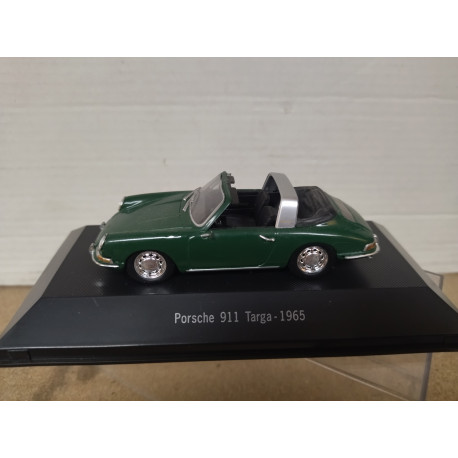 PORSCHE 911 1965 TARGA OPEN GREEN 1:43 ATLAS IXO