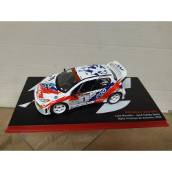 PEUGEOT 206 WRC 1993 RALLY PRINCIPE ASTURIAS MONZON 1:43 ALTAYA IXO