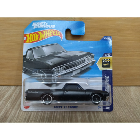 CHEVROLET EL CAMINO FAST & FURIOUS 9/10 SCREEN TIME 1:64 HOT WHEELS