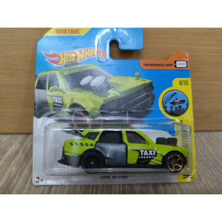 TIME ATTAXI GREEN 4/10 CITY WOK´S 1:64 HOT WHEELS
