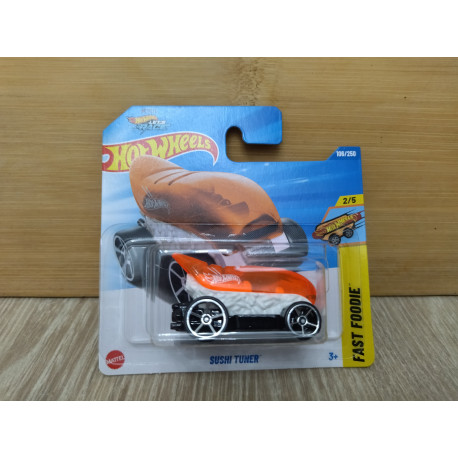 SUSHI TUNER ORANGE 2/5 FAST FOODIE 1: 64 HOT WHEELS
