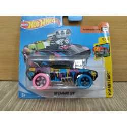 CHEVROLET CAMARO 1969 Z/28 9/10 ART CARS 1:64 HOT WHEELS