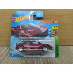 PAGANI HUAYRA 2017 ROADSTER RED 2/10 EXOTICS 1:64 HOT WHEELS