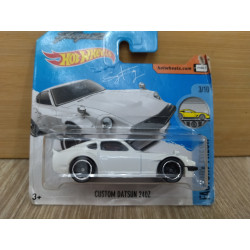 DATSUN 240Z CUSTOM WHITE 3/10 FACTORY FRESH 1:43 HOT WHEELS