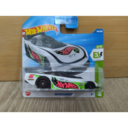 SUPERCHARGED WHITE 5/10 EV 1:64 HOT WHEELS L