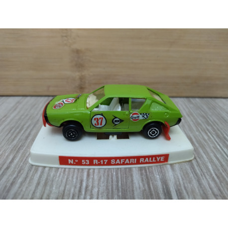 RENAULT 17 RALLY SAFARI VERDE 1:64 GUISVAL BOX