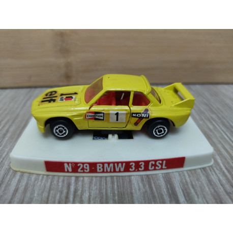 BMW 3.3 CSL YELLOW 1:64 GUISVAL VINTAGE BOX