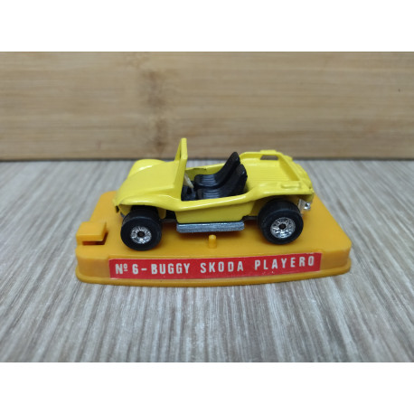 SKODA BUGGY YELLOW 1:64 GUISVAL VINTAGE BOX