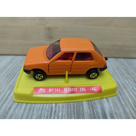 PEUGEOT 205 NARANJA 1:64 GUISVAL BOX