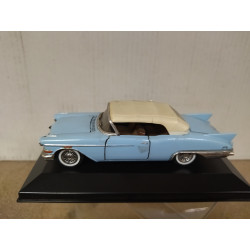 CADILLAC ELDORADO BIARRITZ 1957 BLUE 1:43 SOLIDO BOX NO ORIGINAL DEFECT/SUCIO