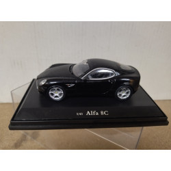 ALFA ROMEO 8C BLACK 1:43