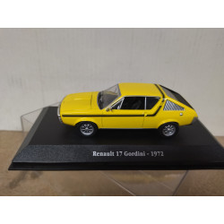 RENAULT 17 GORDINI 1972 YELLOW 1:43 ATLAS IXO