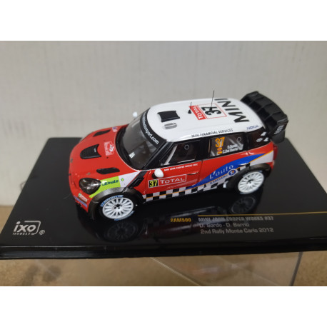 MINI JOHN COOPER WORKS 2012 RALLY MONTE CARLO SORDO 1:43 IXO RAM500