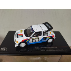 PEUGEOT 205 TURBO 16V EVO2 1985 RALLY 1000 LAKES SALONEN 1:43 IXO RAC118